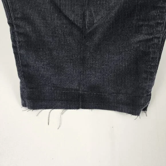 Levis Jeans 550-1517 Mens 36x32 Black Corduroy Vintage Unhemmed USA NWT